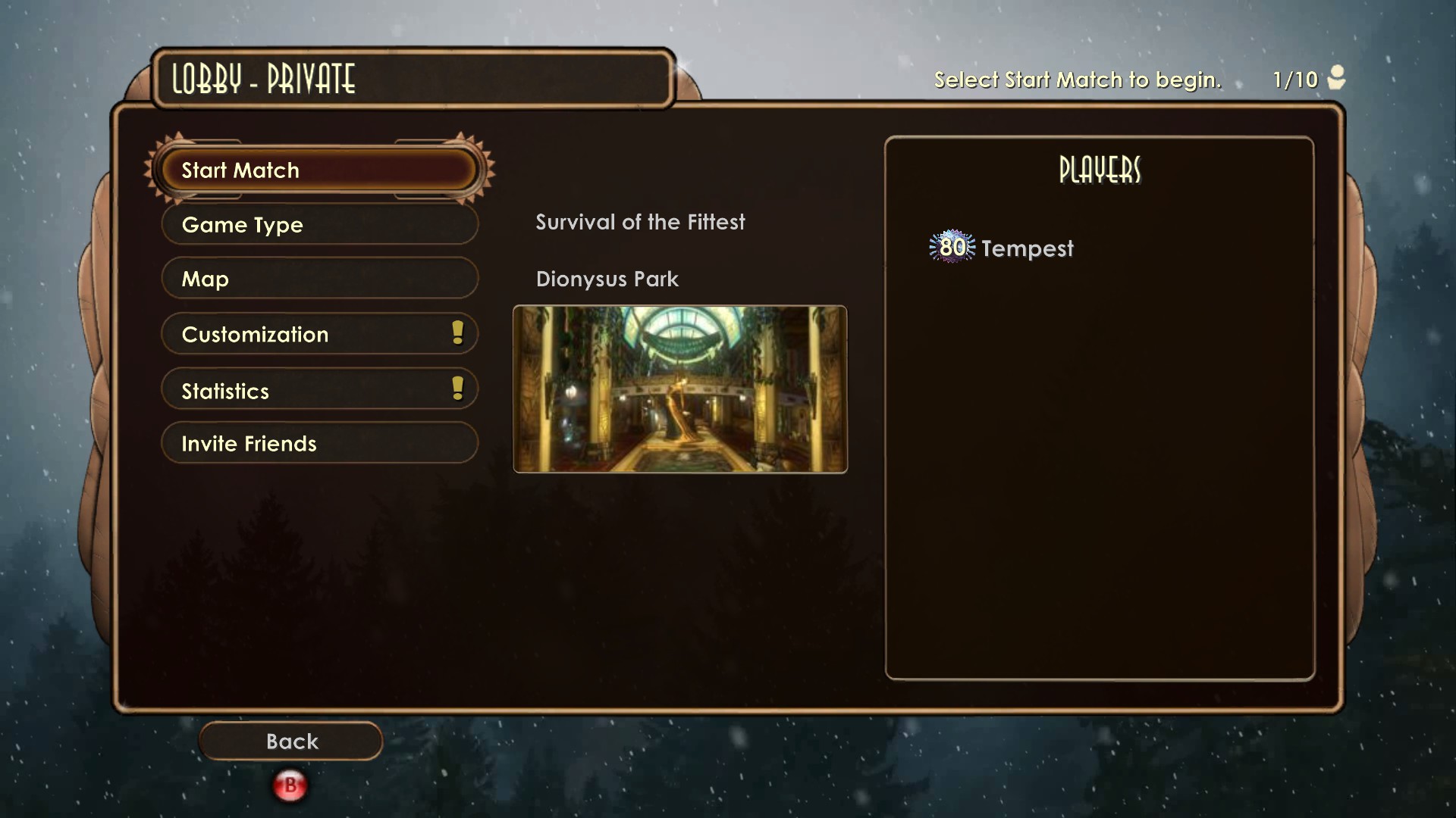 Dark Matter Rank In Lobby